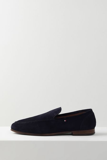 Туфли лоферы замшевые Tommy Hilfiger