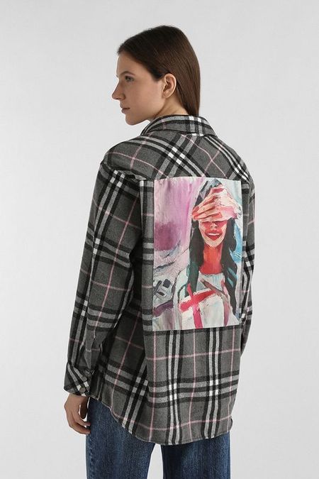 Рубашка хлопковая в клетку ARTOGRAPH