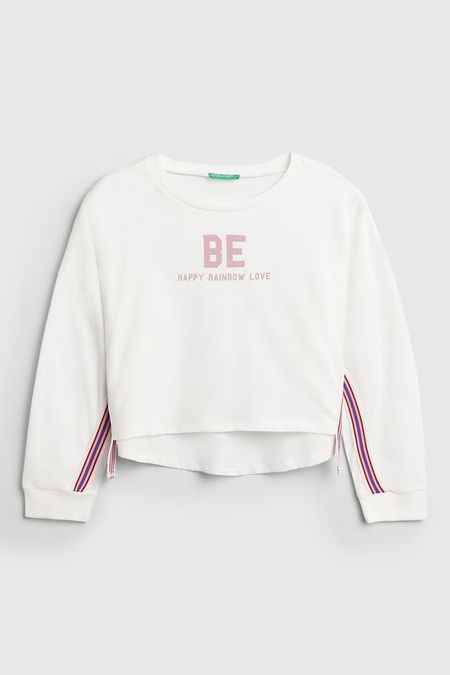 Лонгслив с принтом Benetton