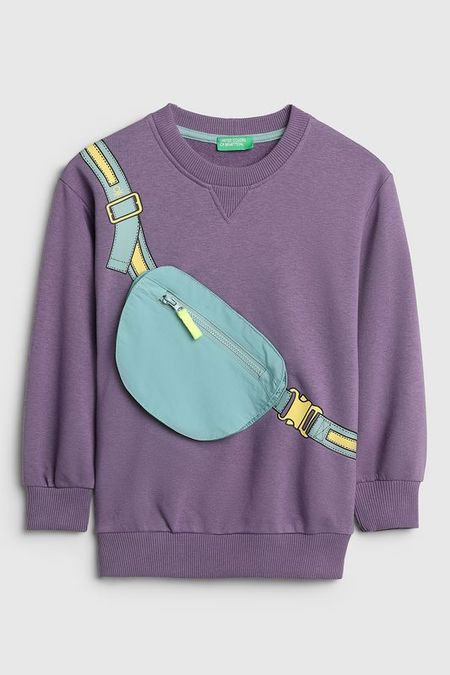 Свитшот с декором Benetton