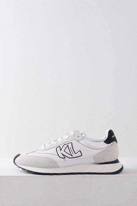 Кроссовки комбинированные с логотипом Karl Lagerfeld