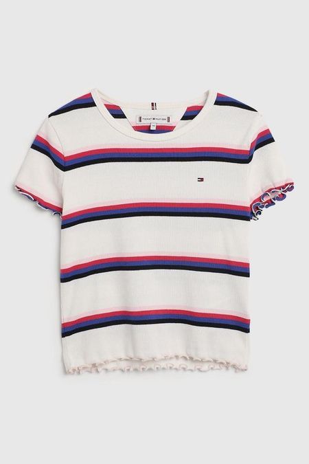 Футболка хлопковая в полоску Tommy Hilfiger