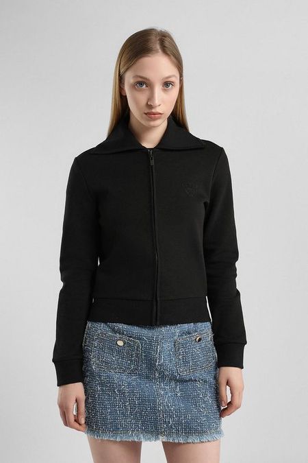 Толстовка хлопковая на молнии Guess