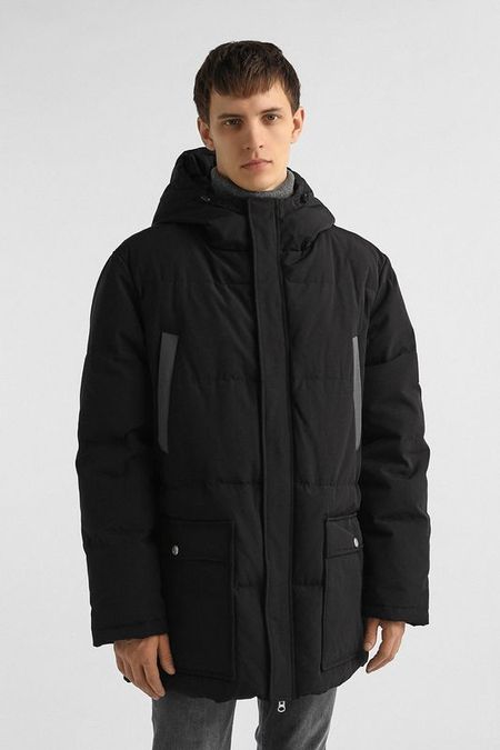 Куртка утепленная с капюшоном Iceberg Jeans
