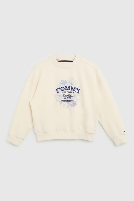 Свитшот хлопковый с принтом Tommy Hilfiger