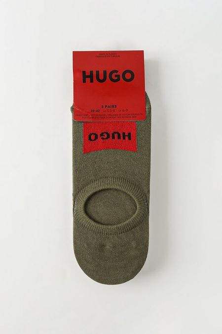 Набор из 3 пар хлопковых подследников HUGO