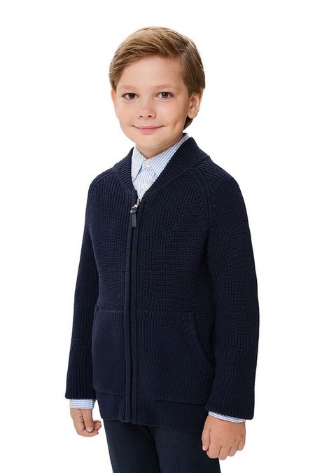 Кардиган с карманами на молнии Junior Republic