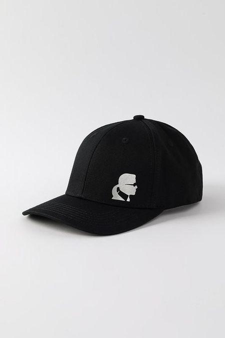 Бейсболка хлопковая с логотипом Karl Lagerfeld