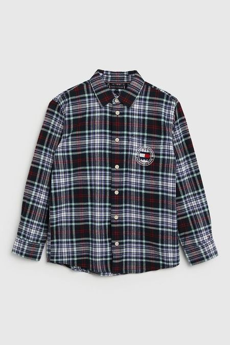 Рубашка хлопковая в клетку Tommy Hilfiger