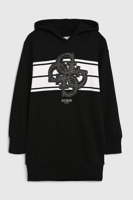 Платье хлопковое с капюшоном Guess