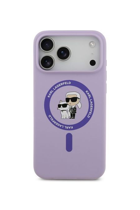 Чехол для iPhone 17 Pro Max с MagSafe Karl Lagerfeld