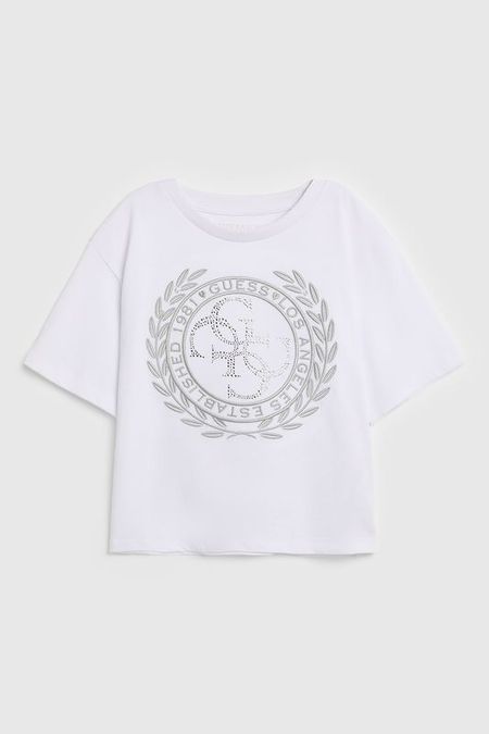 Футболка хлопковая с принтом Guess