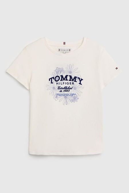 Футболка хлопковая с логотипом Tommy Hilfiger