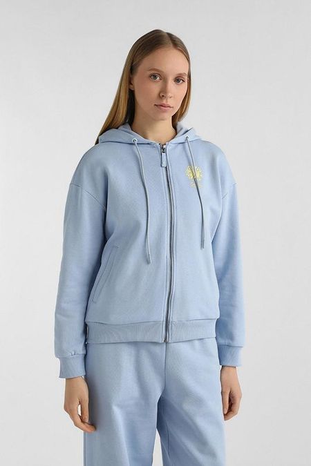 Толстовка на молнии с капюшоном COLORPLAY