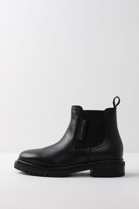 Полусапоги челси кожаные Karl Lagerfeld