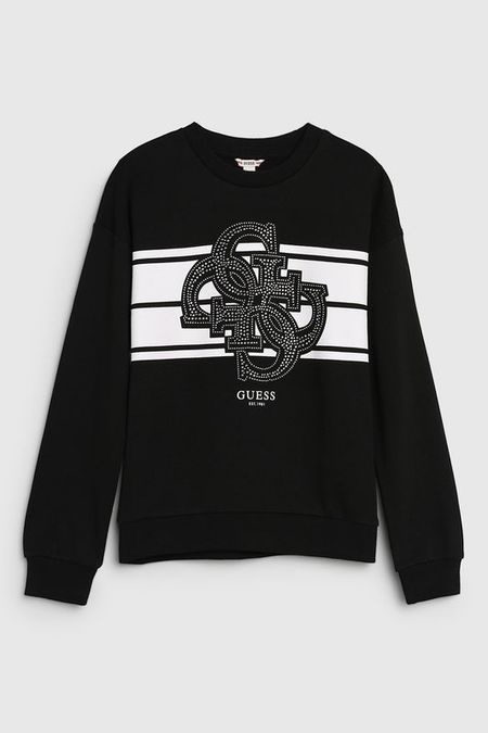 Свитшот хлопковый с принтом Guess