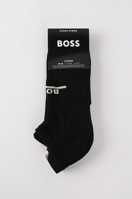 Набор из 2 пар коротких хлопковых носков BOSS