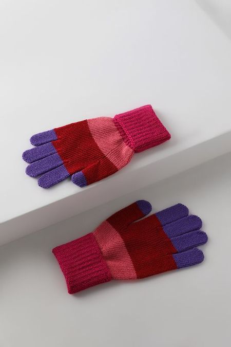 Перчатки с принтом Benetton