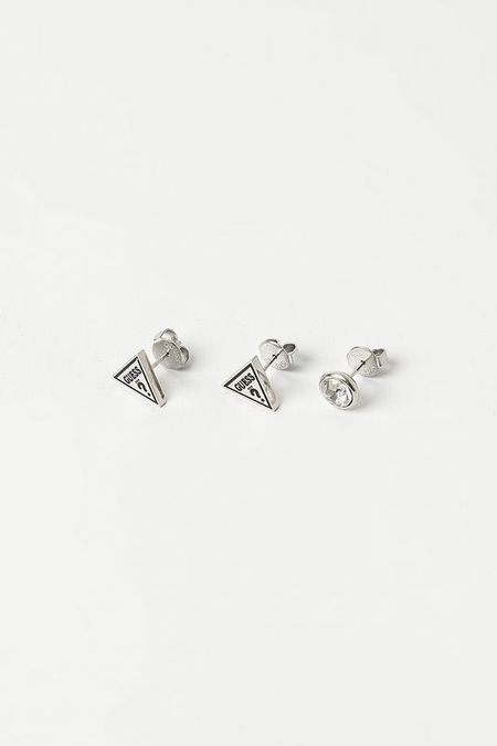 Набор из 3 сережек-пусет Guess
