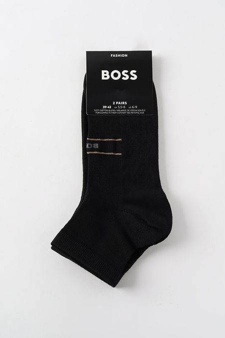 Набор из 2 пар хлопковых укороченных носков BOSS