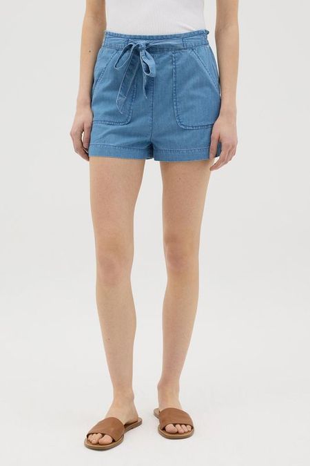 Шорты джинсовые с поясом Republic of Denim