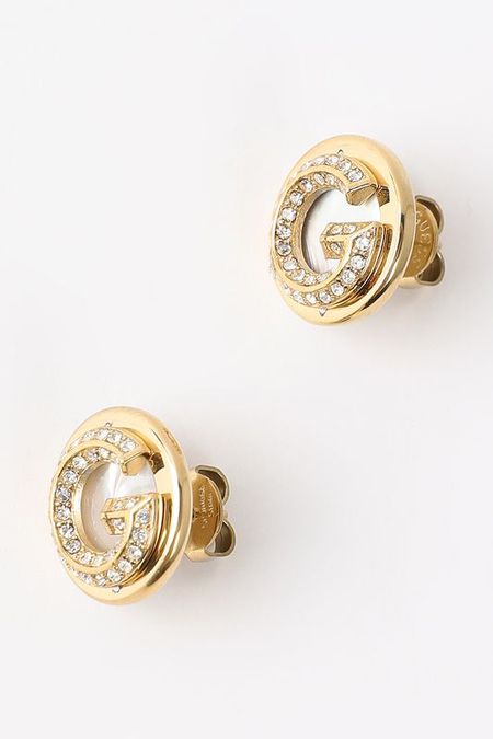 Серьги с кристаллами Guess