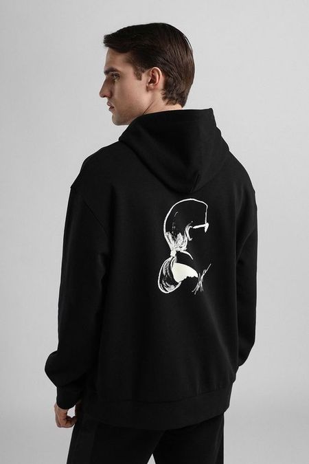 Худи хлопковое Karl Lagerfeld