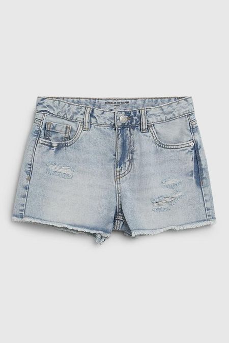 Шорты джинсовые с необработанным краем Republic of Denim