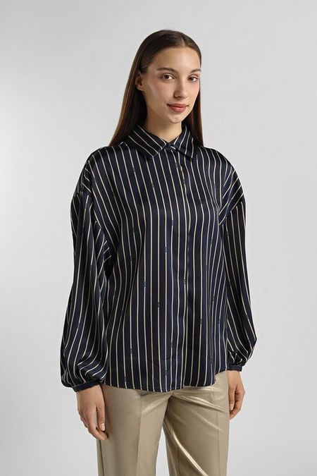 Рубашка свободного кроя в полоску Marciano by Guess