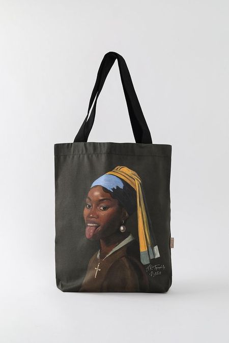 Сумка шоппер с принтом Girl with Pearl Earring ARTOGRAPH