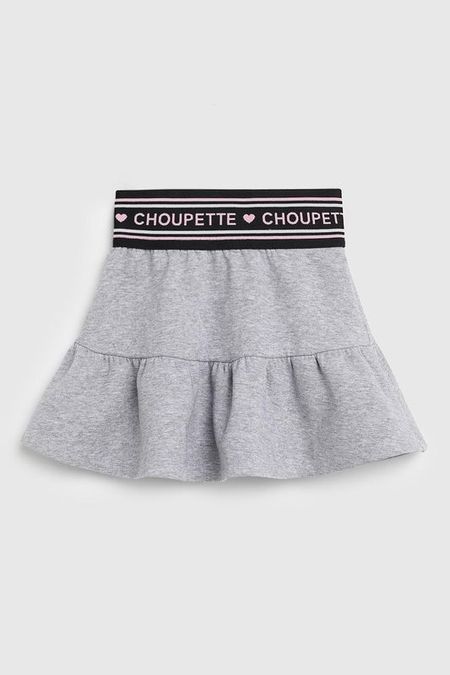 Юбка хлопковая на эластичном поясе с оборкой Choupette