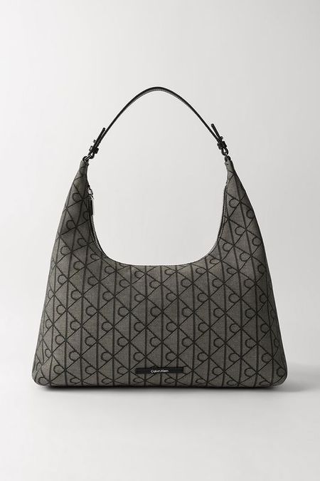 Сумка хобо с принтом Emblem Jacquard Calvin Klein