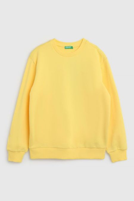 Свитшот хлопковый с принтом Benetton