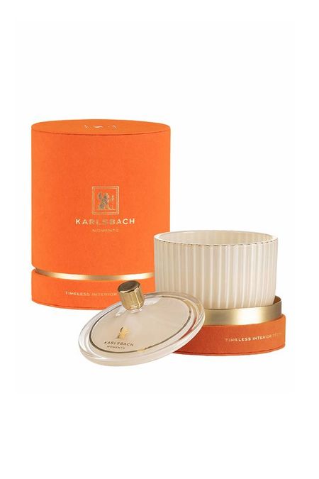 Ароматическая свеча Art Deco Glass Taupe Karlsbach