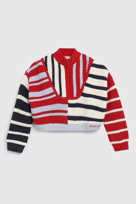 Джемпер с воротником на молнии Desigual