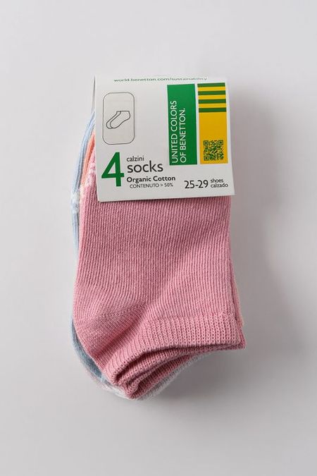 Набор из 4 пар хлопковых носков Benetton Undercolors