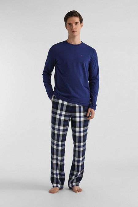 Пижама хлопковая с тапочками Tommy Hilfiger