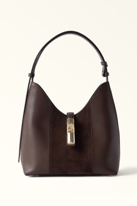 Сумка хобо кожаная Goccia S Furla