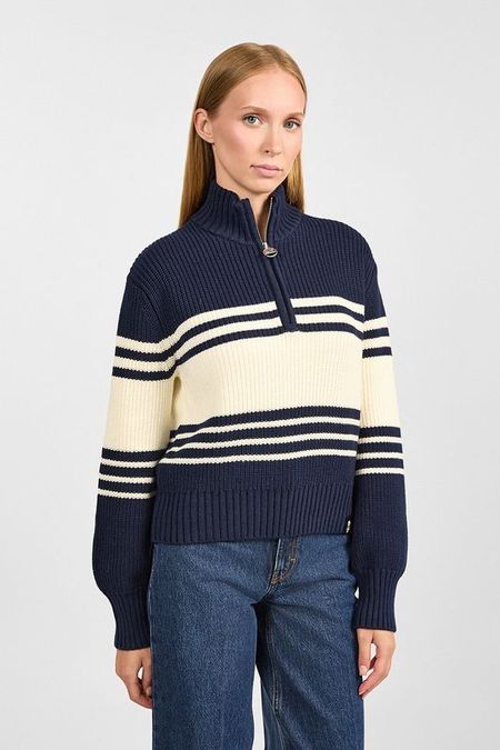 Пуловер с воротником на молнии Guess