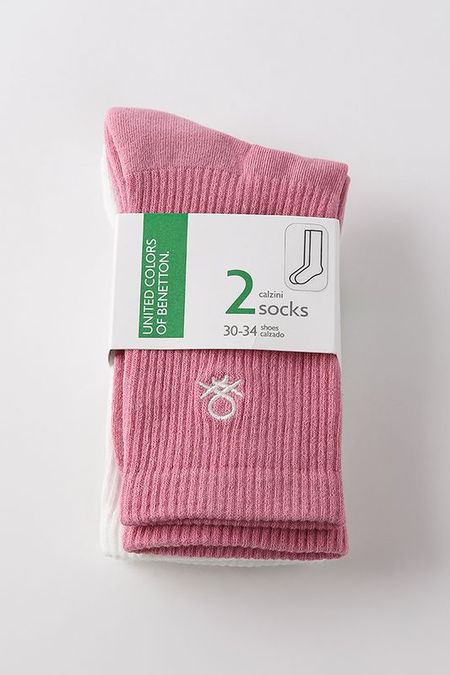 Набор из 2 пар хлопковых носков Benetton Undercolors