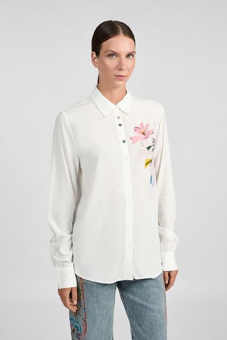 Рубашка прямого кроя с принтом Desigual