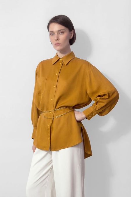 Куртка-рубашка свободного кроя LAROOM