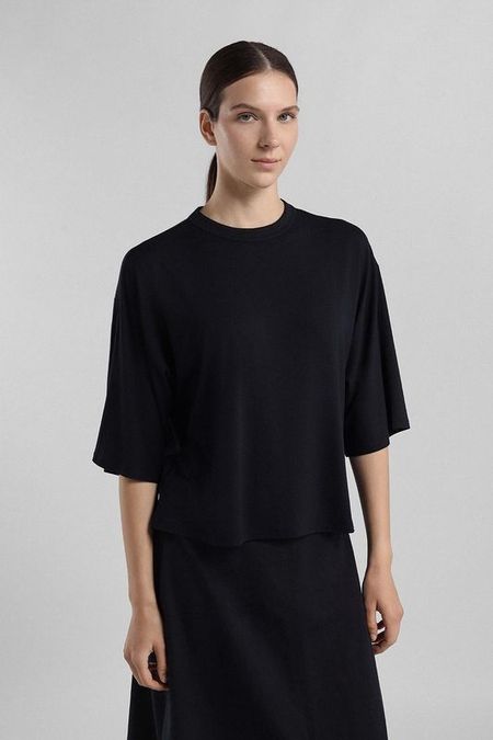 Футболка свободного кроя из вискозы Marc O'Polo