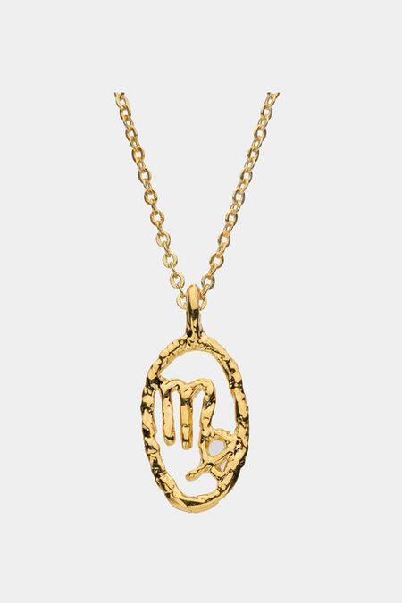 Позолоченная подвеска знак зодиака Дева RINGSTONE