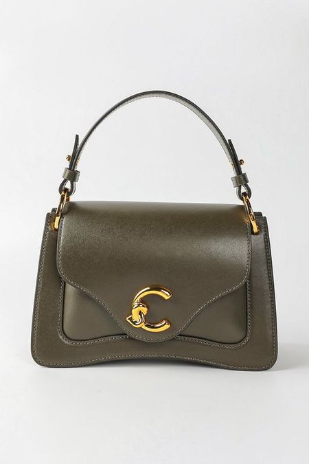 Сумка сэтчел кожаная C-ME Coccinelle