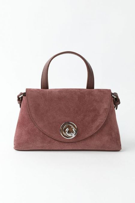 Сумка сэтчел замшевая Nikla Suede Bimaterial Coccinelle