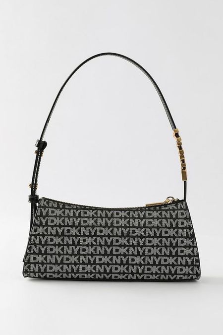 Сумка хобо с логотипом Dkny
