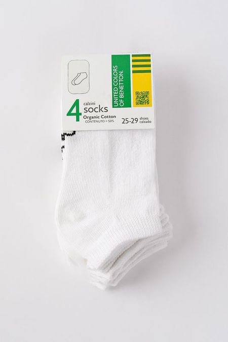 Набор из 4 пар хлопковых носков Benetton Undercolors