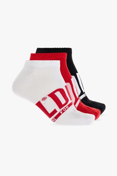 Носки из 3 пар укороченных носков Diesel