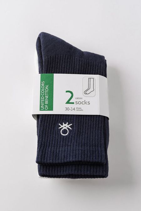 Набор из 2 пар хлопковых носков Benetton Undercolors